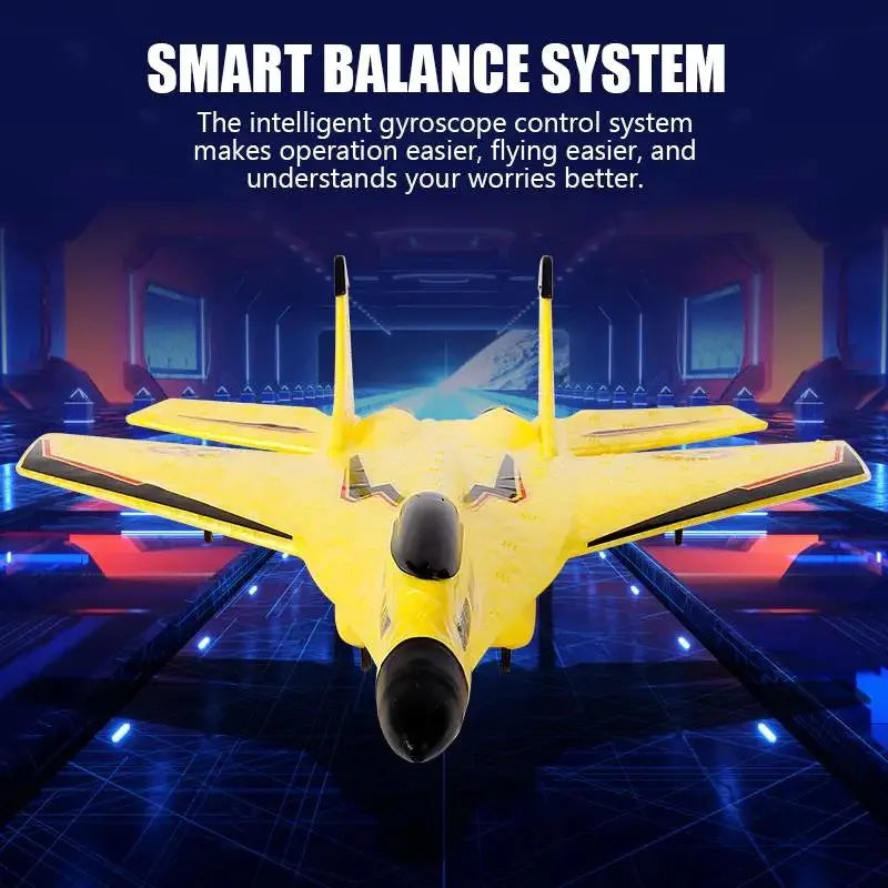 AirStrike™ Remote Control LED Fighter Jet