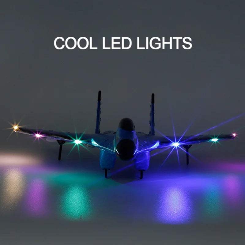 AirStrike™ Remote Control LED Fighter Jet